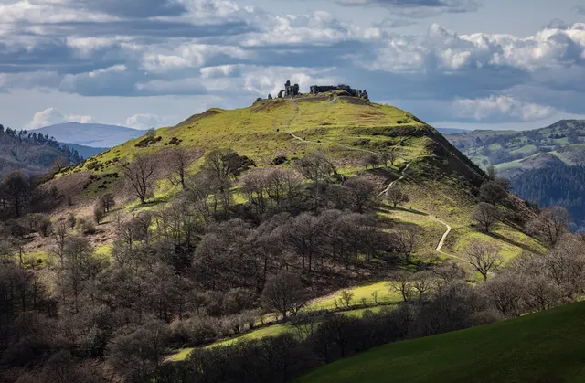 Castell Dinas Brân, Castle in Denbighshire, Wales