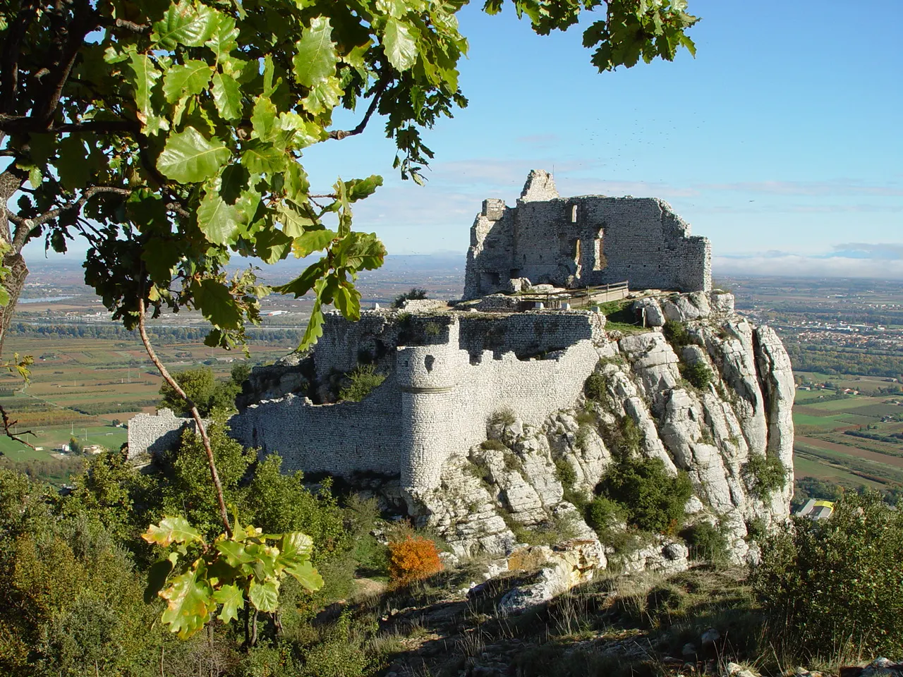Château de Crussol, Castle in Saint-Péray, Ardèche, France